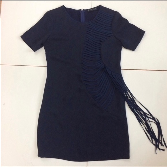 Anthropologie Sachin + Babi Cocktail Dress Navy - Picture 7 of 9